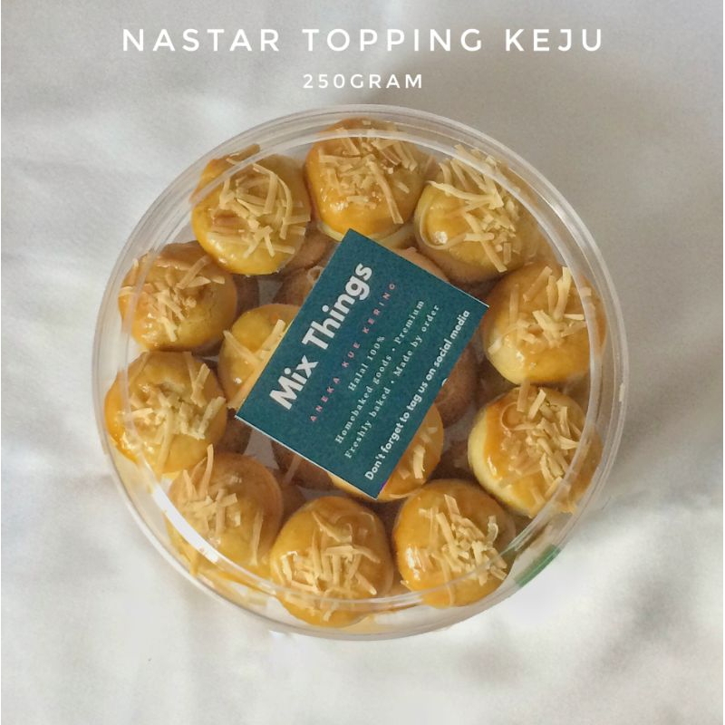 

Nastar Nanas Topping Keju 250gram | Kue kering premium