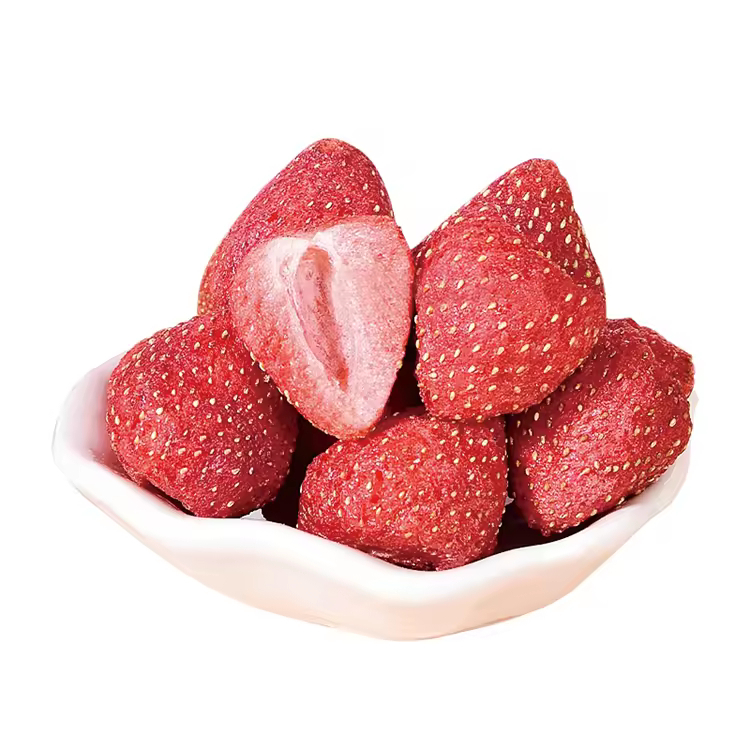 

Strawberry Kering / Freeze Dried Strawberry Utuh Premium Crispy Healthy