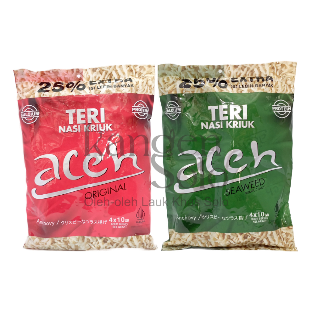 

Teri Nasi Aceh Cemilan dan Lauk Praktis Bergizi Sehat Kemasan 40 Gram
