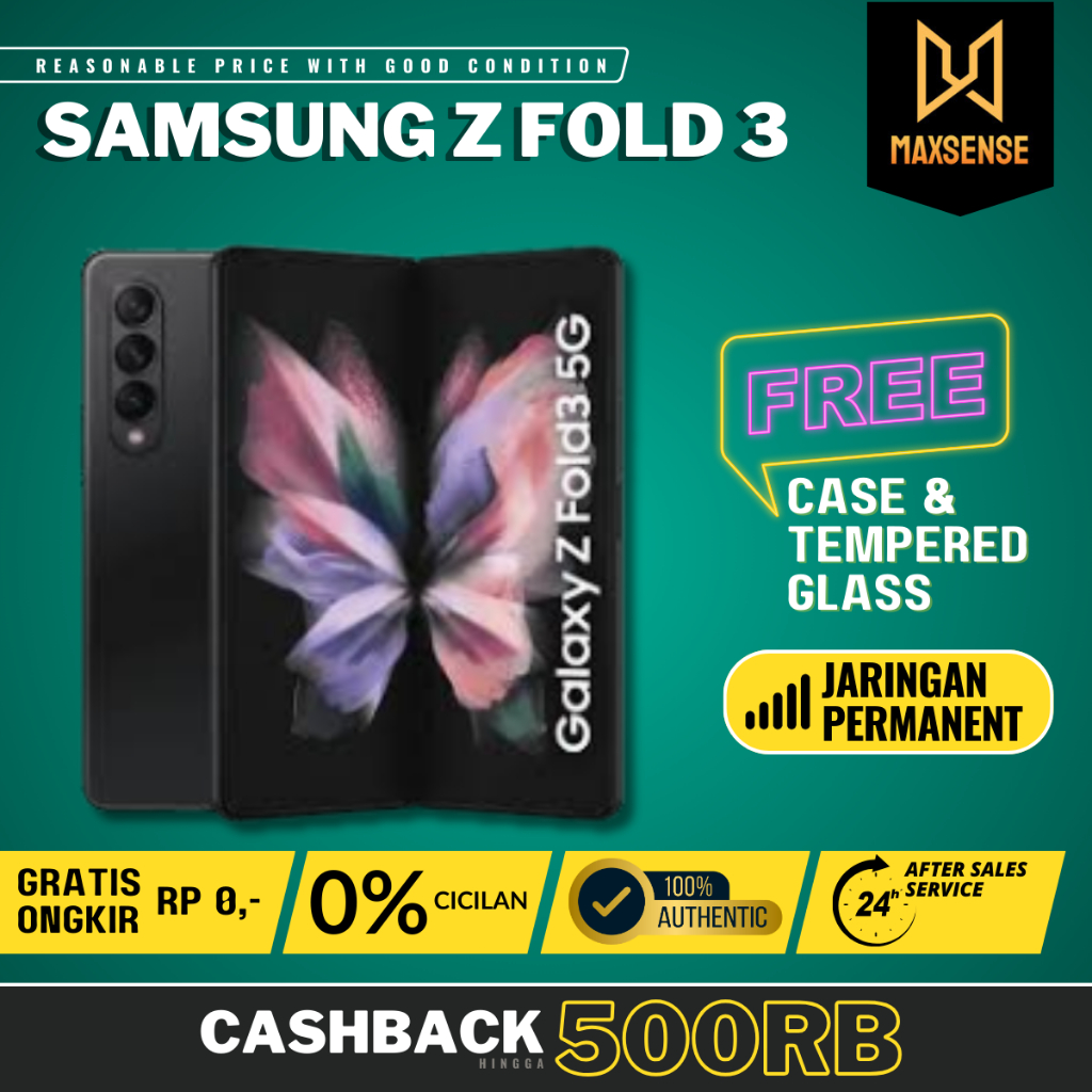 SEIN Samsung Galaxy Z Fold 3 5G 12/512GB 12/256GB Second Original