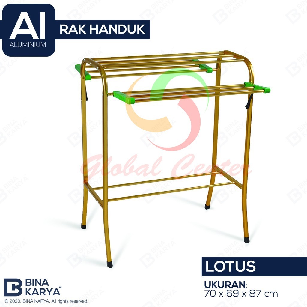 RAK HANDUK ALUMINIUM LOTUS BINA KARYA
