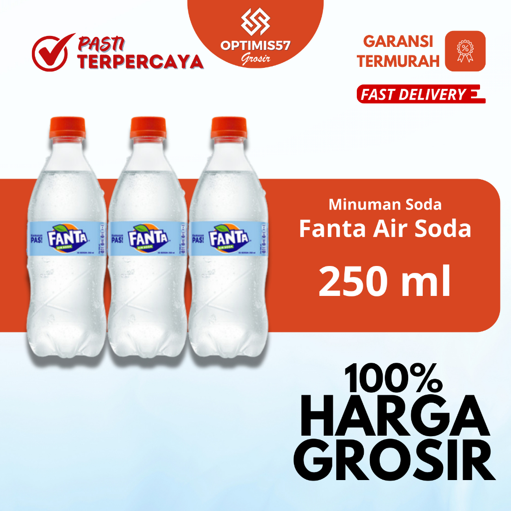 

Fanta Air Soda 250ml | Minuman Soda Fanta Air Soda Grosir Termurah 12pcs OPT11070