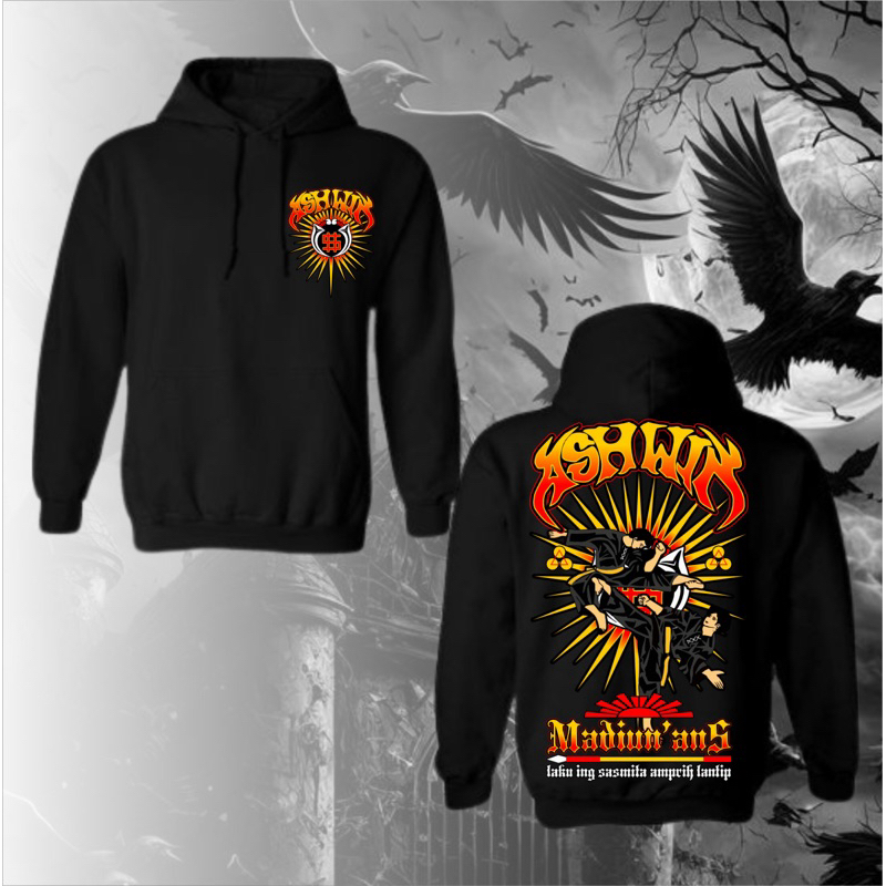 Hoodie Pshw Ashwin Madiunans Desain Sablon DTF Premium - Hoodie Pshw Terbaru