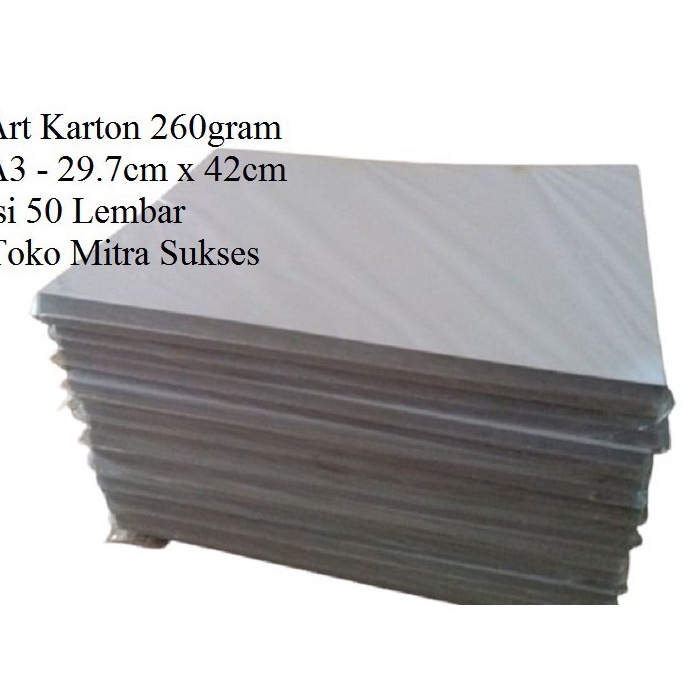 

GEKW95179 5 Lembar Kertas Art Karton 26gram A3