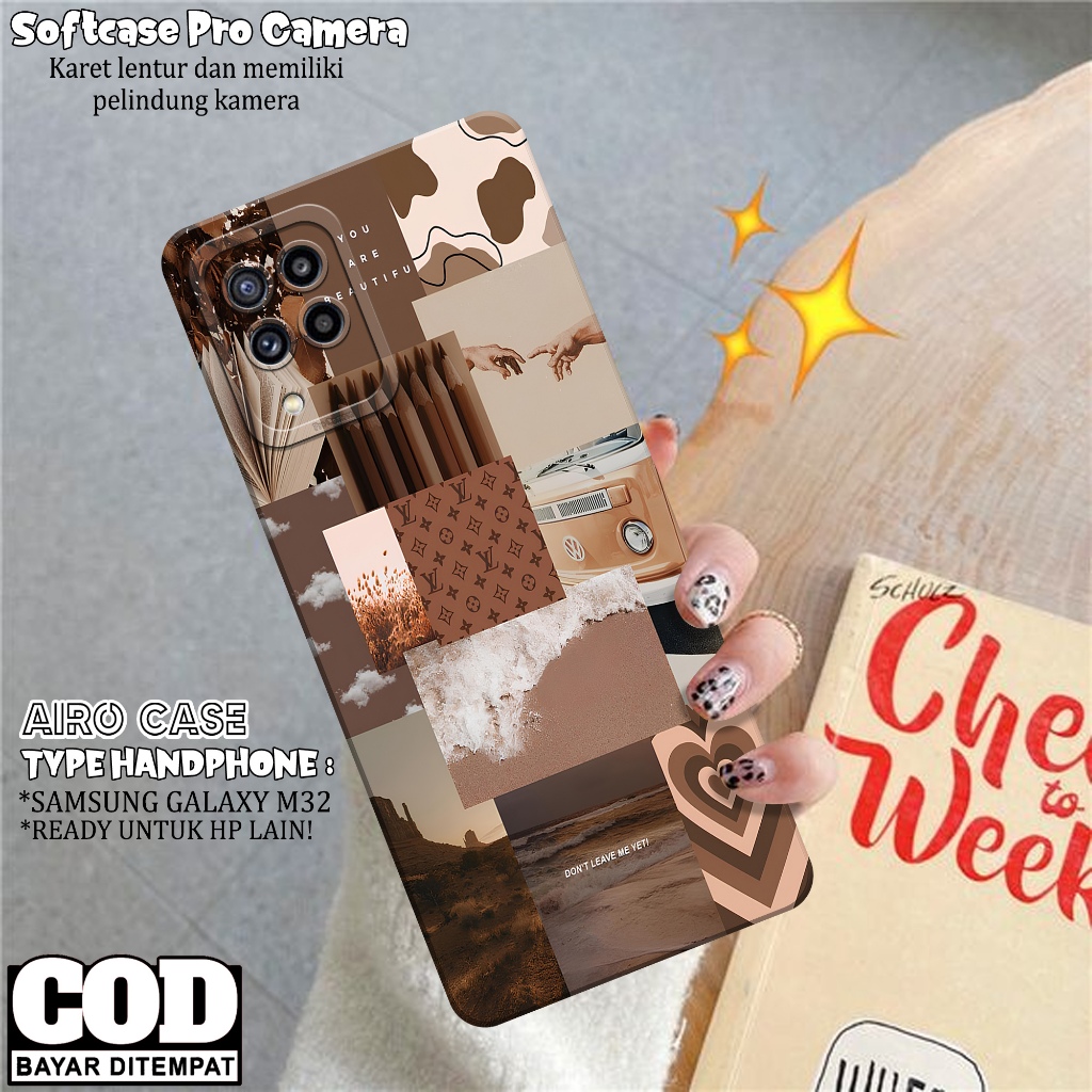 Case SAMSUNG GALAXY M32 - Softcase SAMSUNG GALAXY M32 - Fashion Case AESTHETIC - Casing SAMSUNG GALA