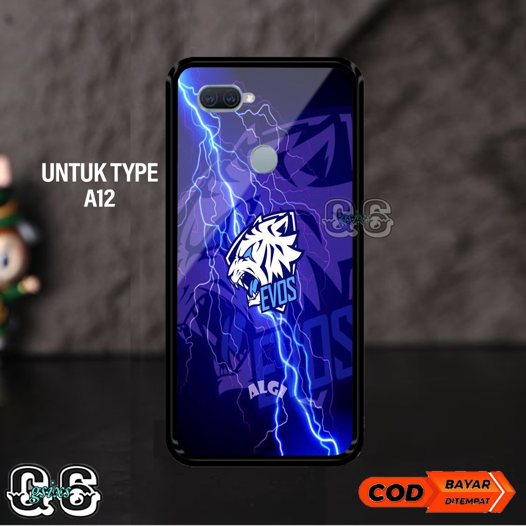 [gsixs_case]case oppo a12 - case Glossy-Pelindung )case(evos)softcase hp-case hp-casing hp-silikon-s