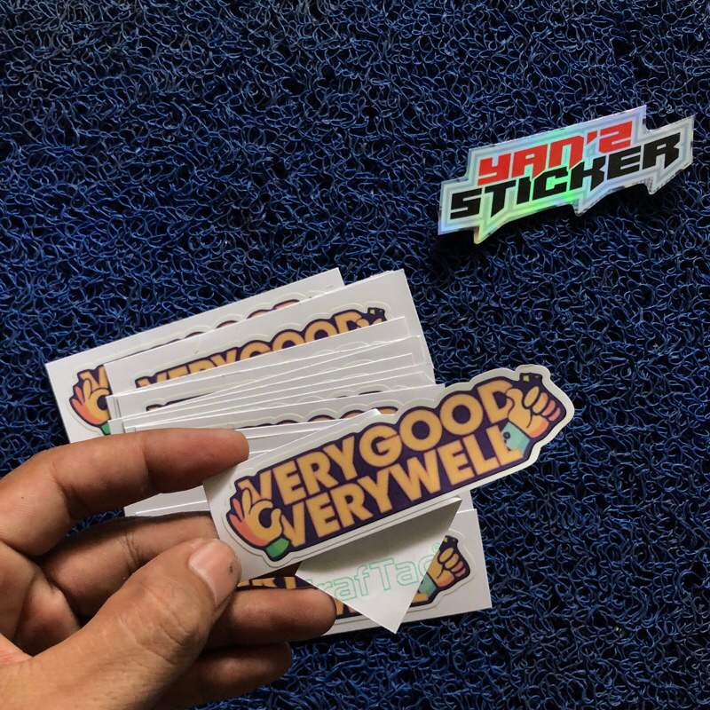 

sticker verygood verywell 035