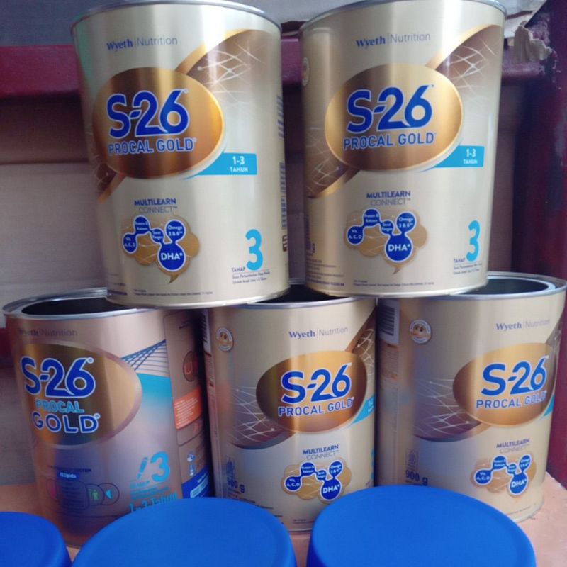 KALENG BEKAS SUSU S26.TAHAP3 MULUS+SENDOK