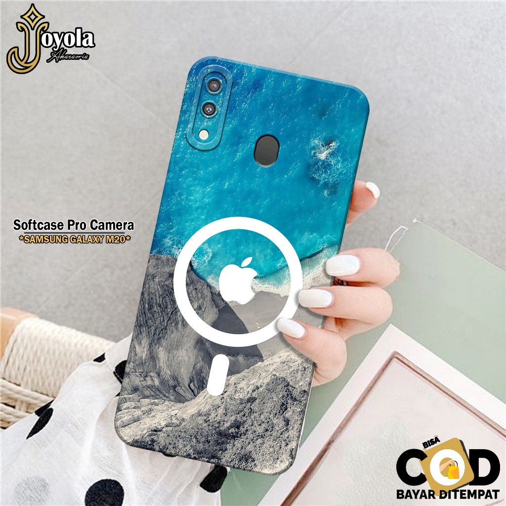 JOYOLA Case Samsung Galaxy M20 - Fahion Case Branded - Softcase Samsung Galaxy M20 - Pro Camera - Ca