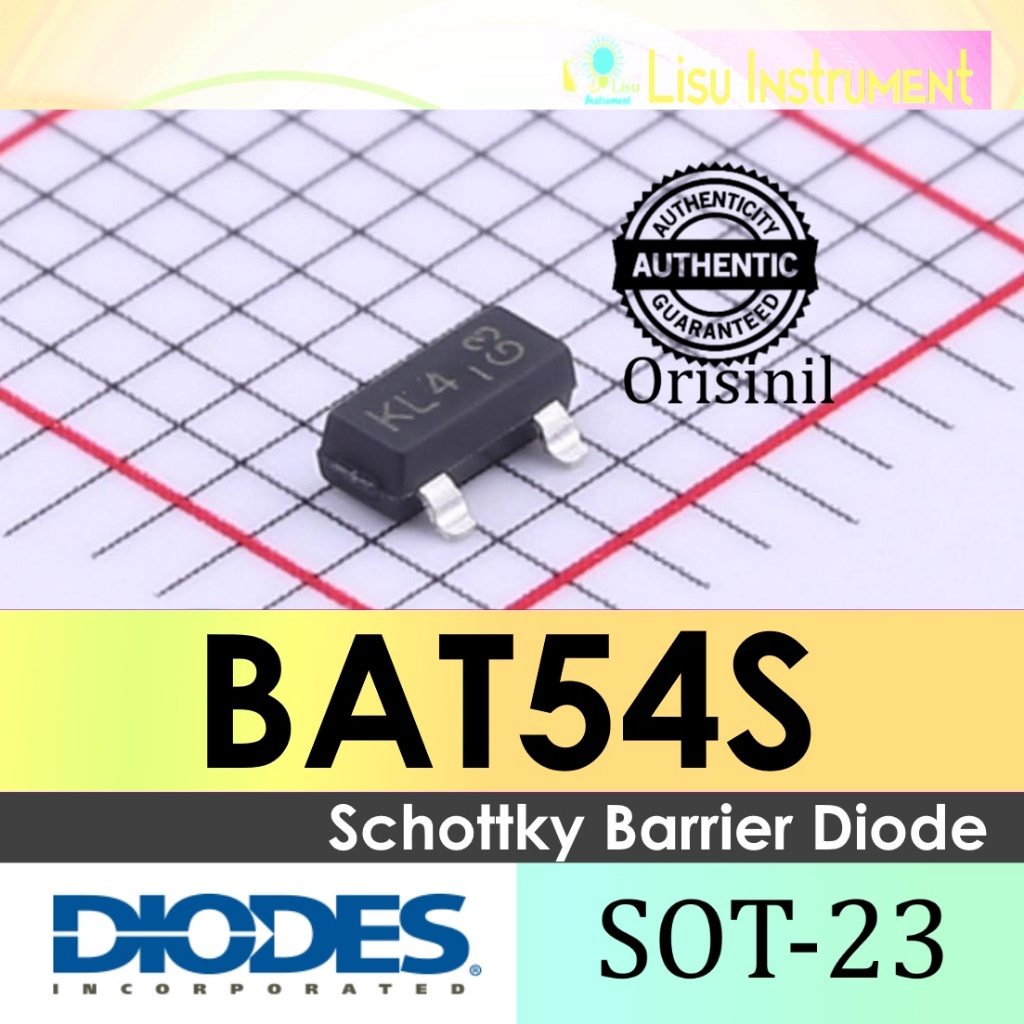 BAT54S Schottky Barrier Diode KL4 SOT-23 Diodes Incorporated ORIGINAL