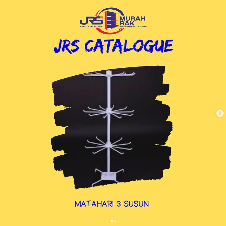 RAK DISPLAY MATAHARI 3 SUSUN