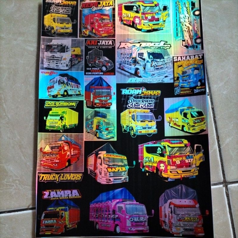 

STIKER TRUK | STIKER TRUK MODIF | STIKER TRUK MANIA | STIKER HOLOGRAM | STIKER PACK | STIKER 1 LEMBAR