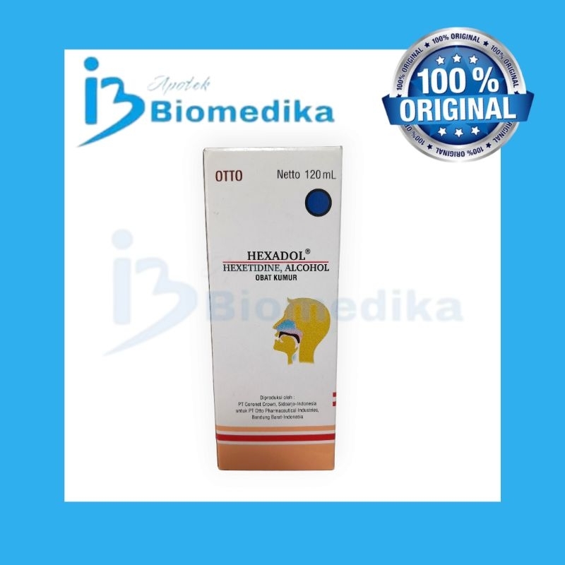 Hexadol Obat Kumur 60 ml/ 120 ml