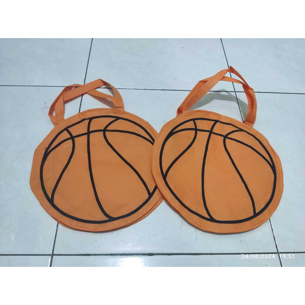 

READY Tas BOLA BASKET / Goodie Bag Souvenir Ulang Tahun / Ultah Anak murah model BOLA BASKET