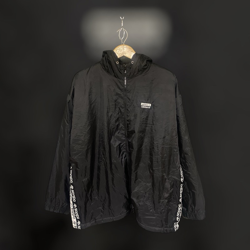 WINDBREAKER ADIDAS TAPED SERPA DALAM ORIGINAL SIZE XL
