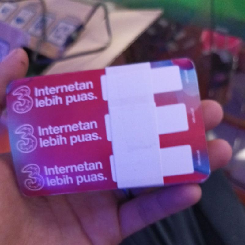 Voucher Tri Kosong Bahan Inject