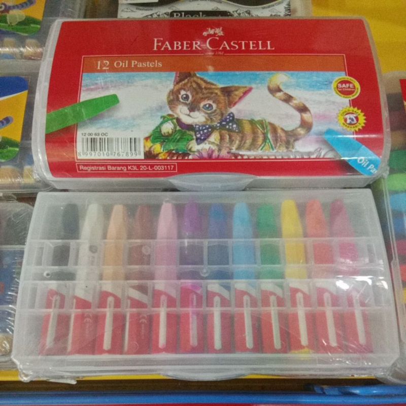 

Crayon Oil Pastel 12 Colour Faber Castell