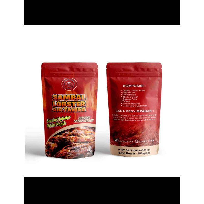 

sambal_Lobster air tawar 200 gram