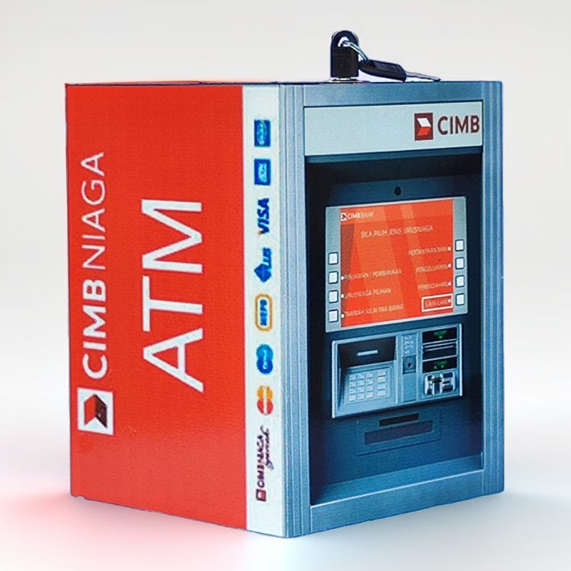 Celengan Jumbo Motif ATM CIMB