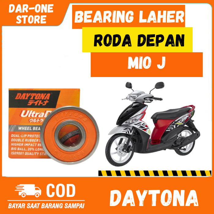 BEARING LAHER DAYTONA RODA DEPAN YAMAHA MIO J 115 ORIGINAL 6300