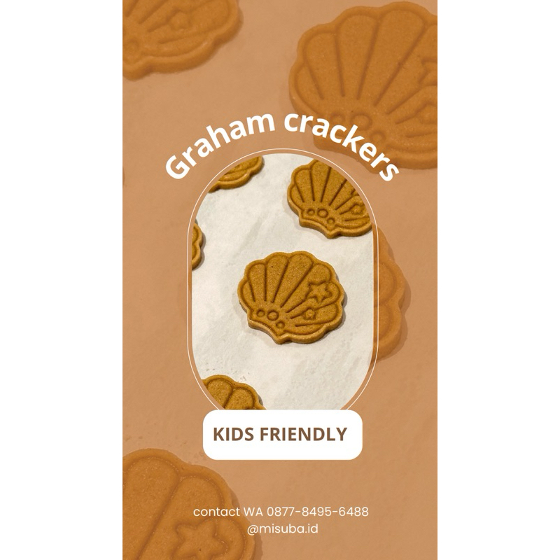 graham crackers kids friendly biskuit snack sehat anak toodler batita fresh baked