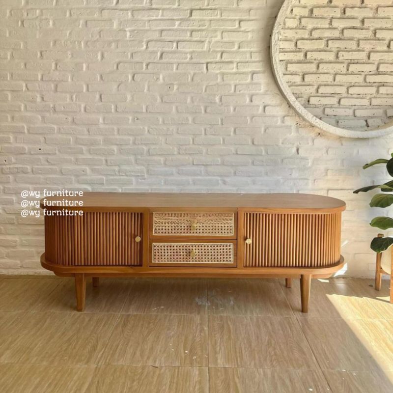 Bufet Minimalis Kayu Jati, Bufet Meja Tv Kayu Jati, meja tv kayu jati, bufet kayu jati