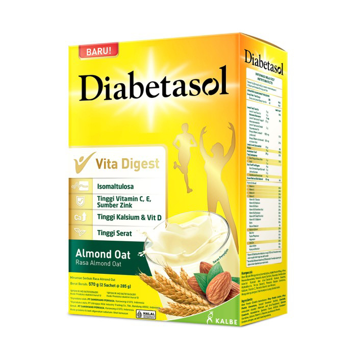 

Diabetasol susu almond bubuk 570 gram