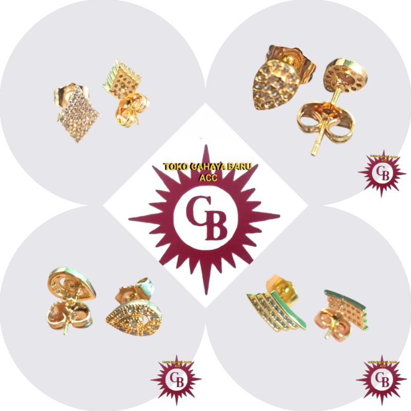 giwang/anting tusuk/anting wanita/anting xuping/anting titanium