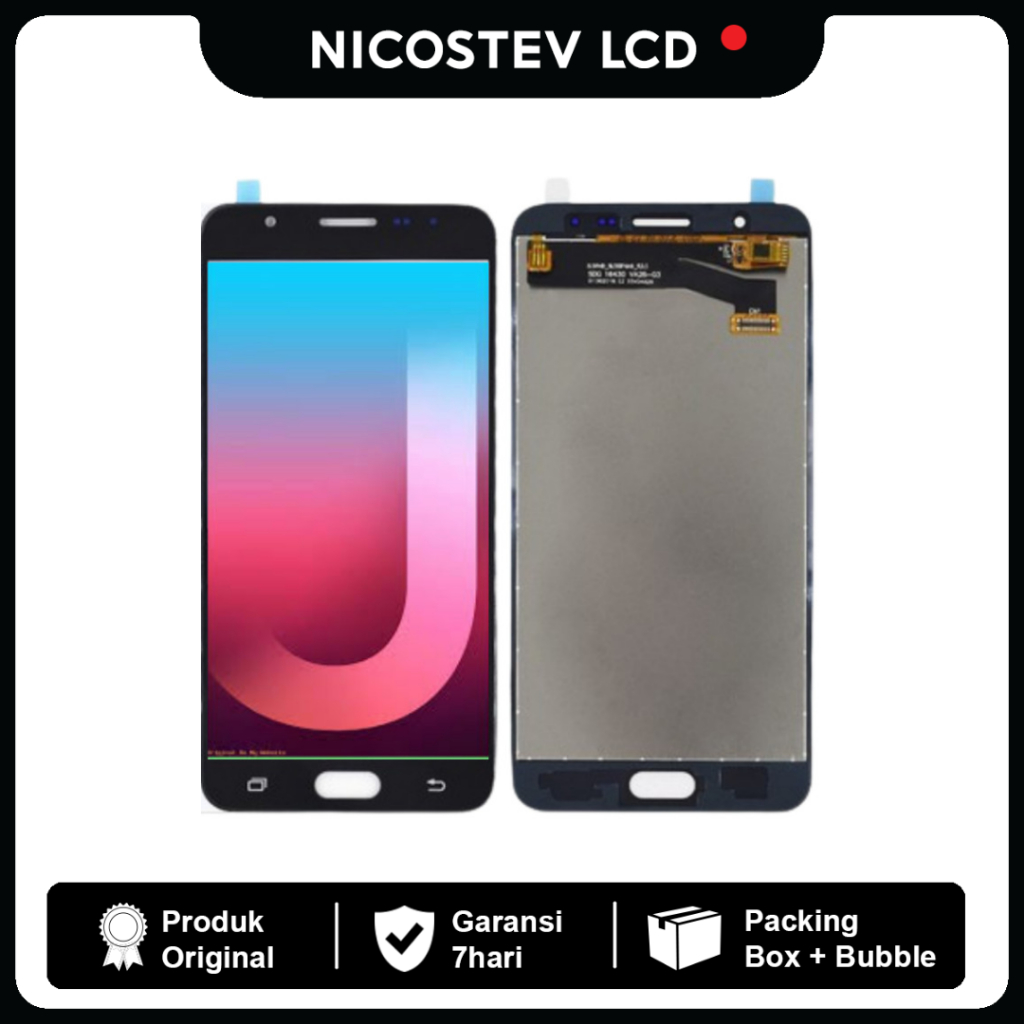 NICOSTEV LCD / SM10 / LCD SAMSUNG  J7 PRIME G610 G610F FULLSET TOUCHSCREEN GARANSI RESMI
