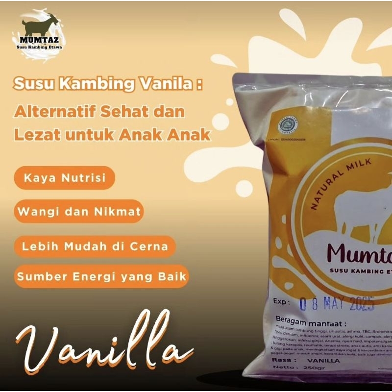 

VANILA - SUSU KAMBING PENAMBAH NAFSU MAKAN