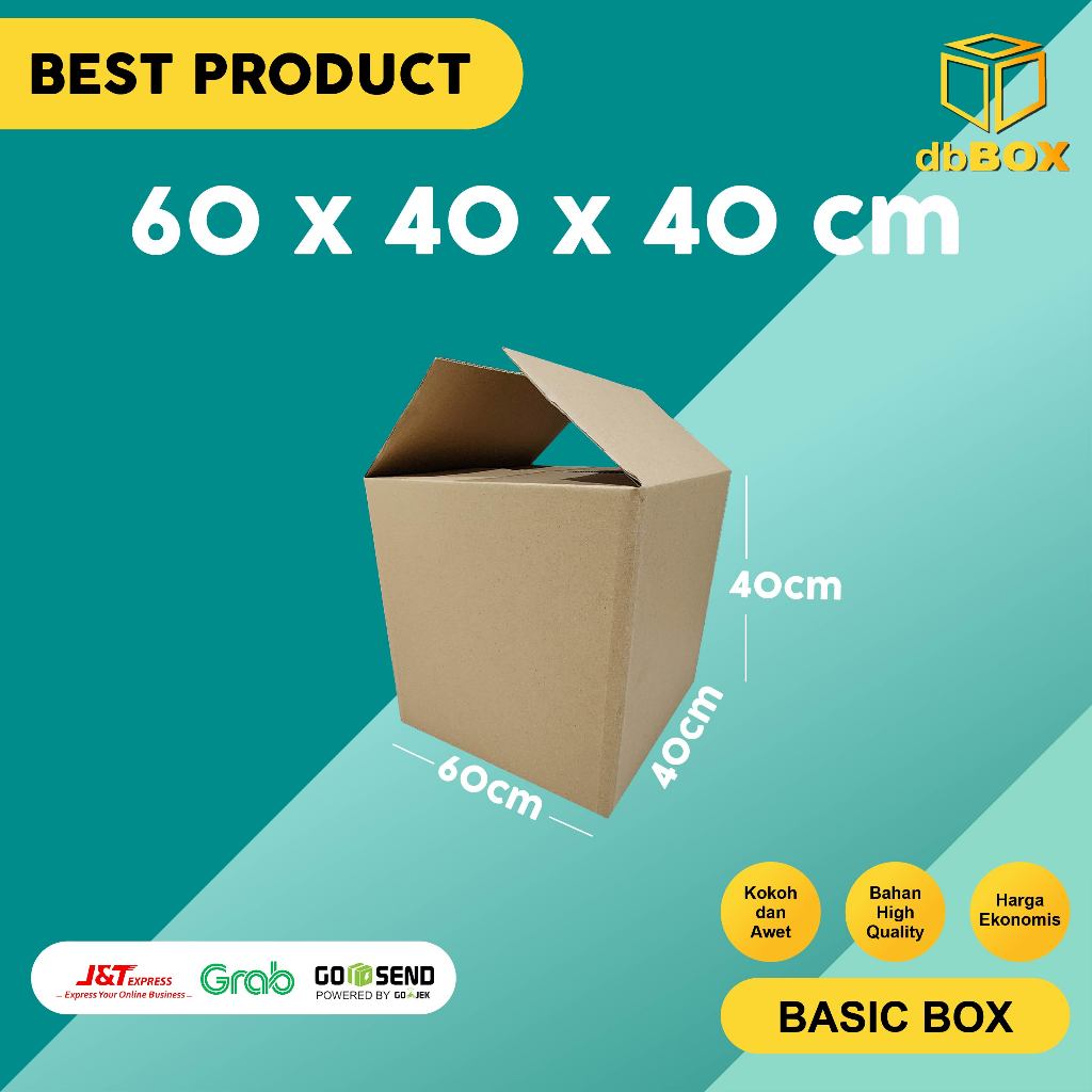 (10Pcs) BOX KARDUS 60x40x40 cm DUS PACKING