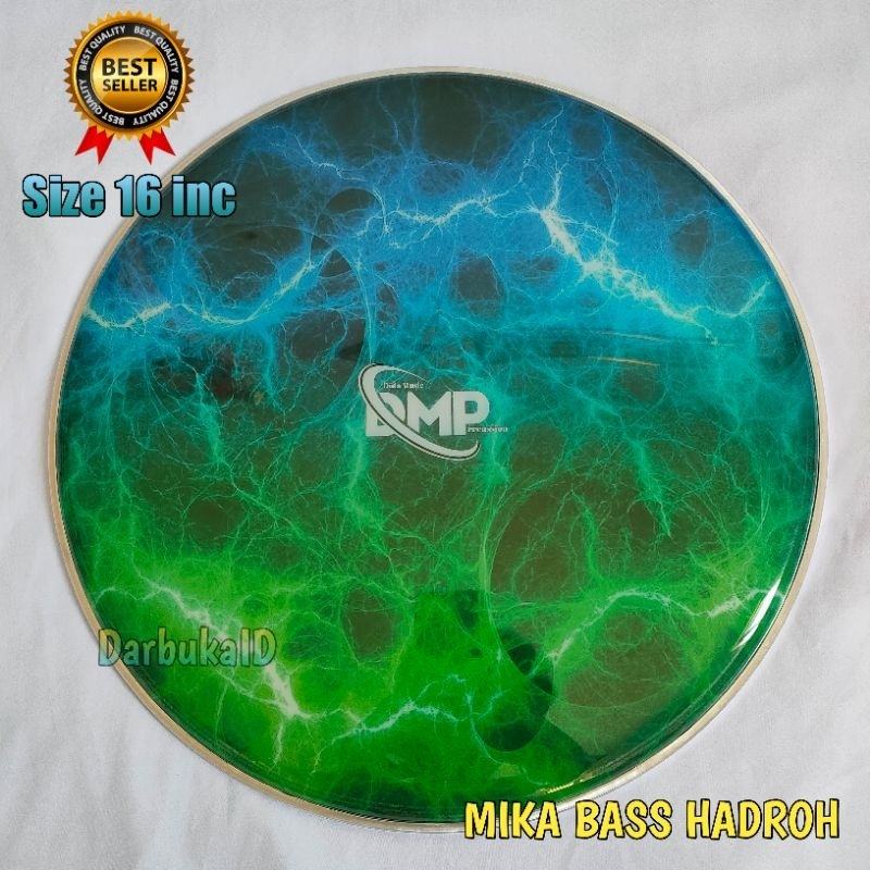 Mika Bass Hadroh 16 inch DMP Duta music percussion motif api Zeus new flash motif petir
