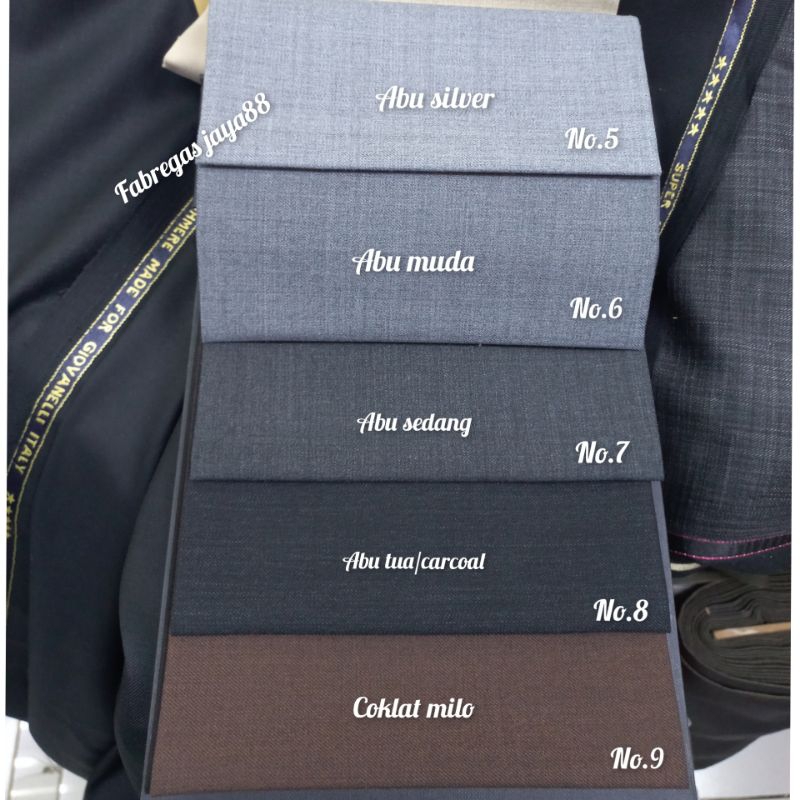 kain wool import premium bahan jas premium super 150's made for giovanelli italy