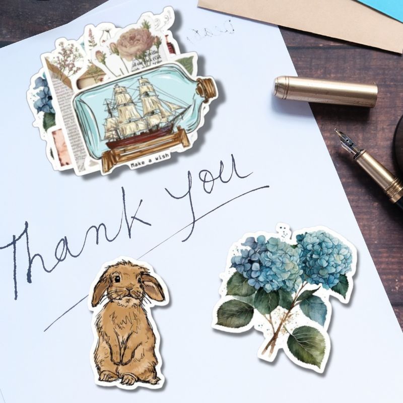 

sticker aesthetic 1 pack: 50 pcs