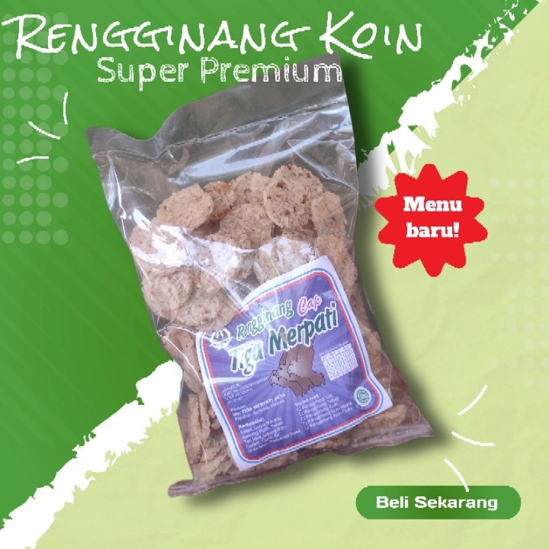 

Rengginang koin super mantap cocok untuk hidangan hajatan, lebaran dan oleh-oleh.