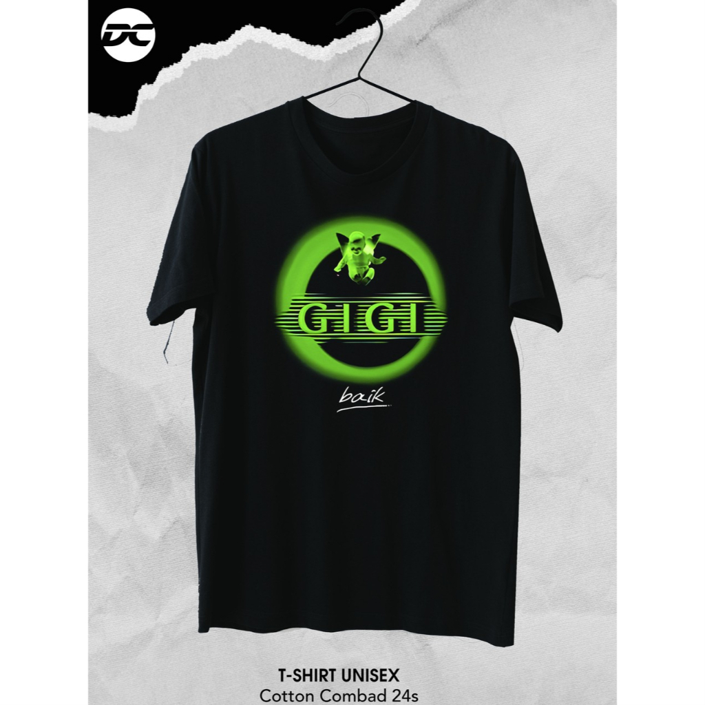 KAOS BAND GIGI / KAOS MUSIC GIGI / TSHIRT BAND ROCK COTTON COMBAD 24S