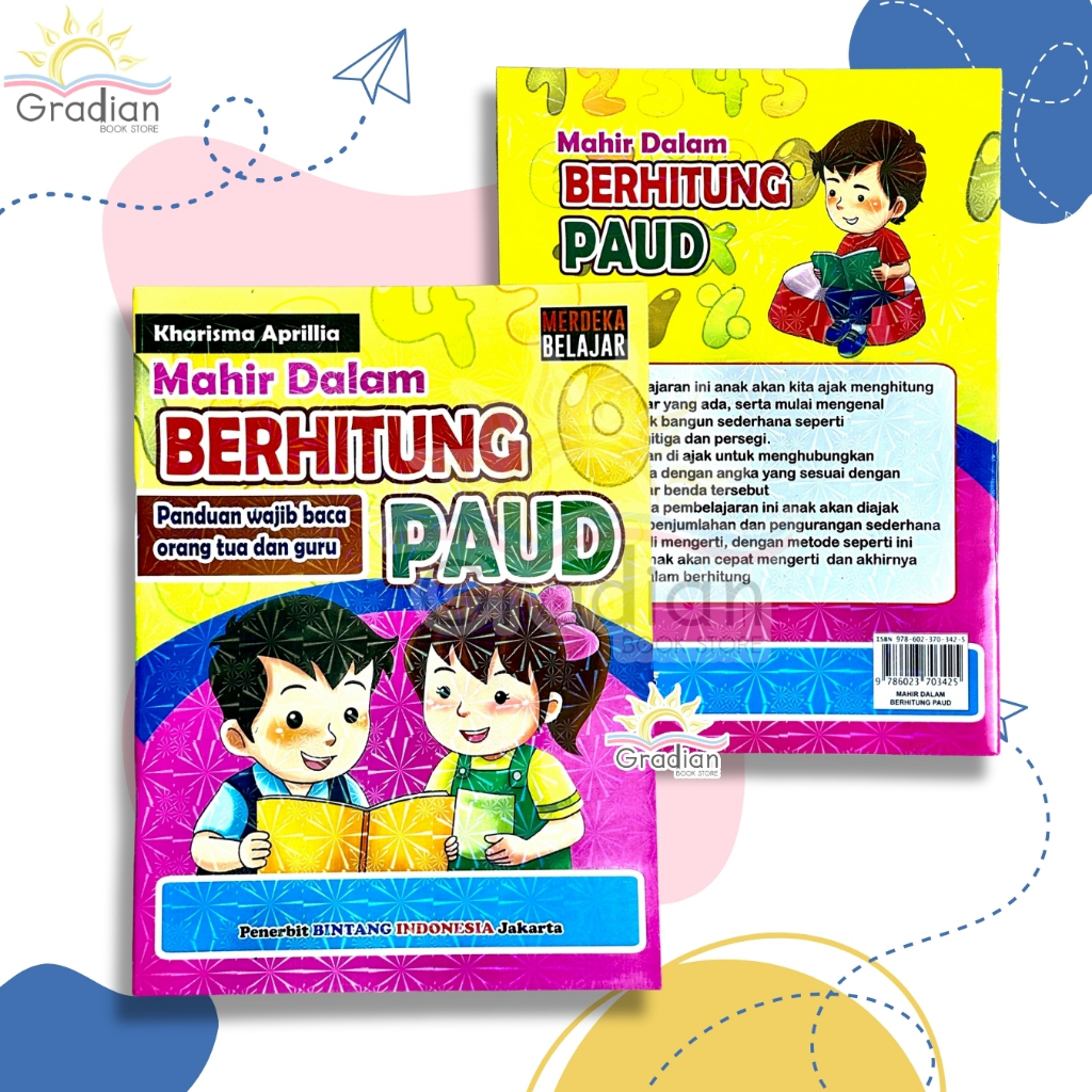 Buku Anak Mahir Berhitung untuk PAUD dan TK Kurikulum Merdeka