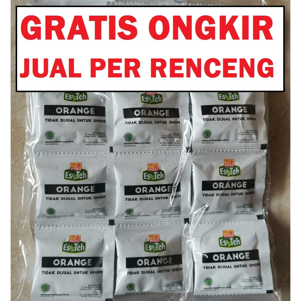 

serbuk rasa teh poci apel anggur jeruk mangga, RENCENG (10sach), essence apple blackcurrant orange mango, ASLI 100%