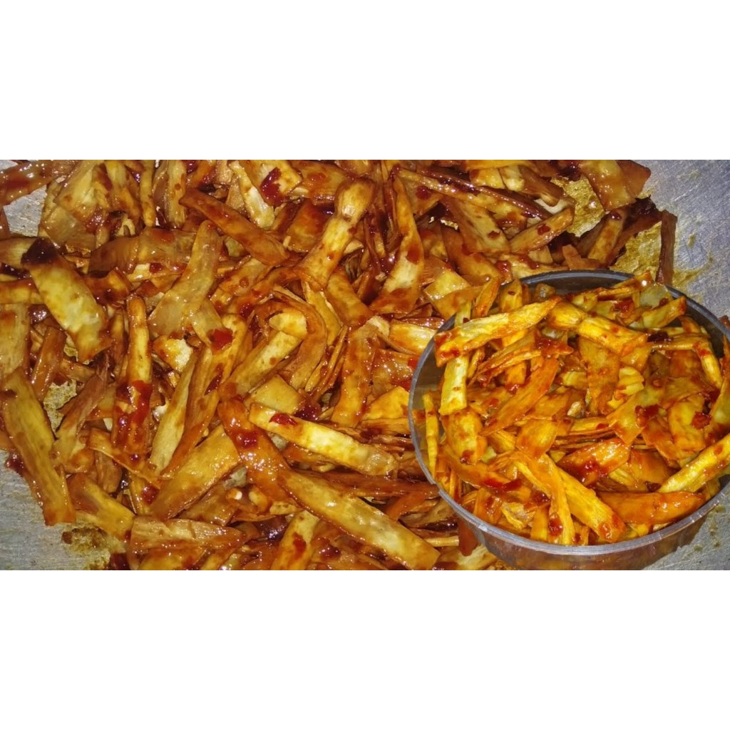 

Keripik singkong pedas manis 1kg snack pedas manis varian rasa Makanan Cemilan Food Kripik Camilan
