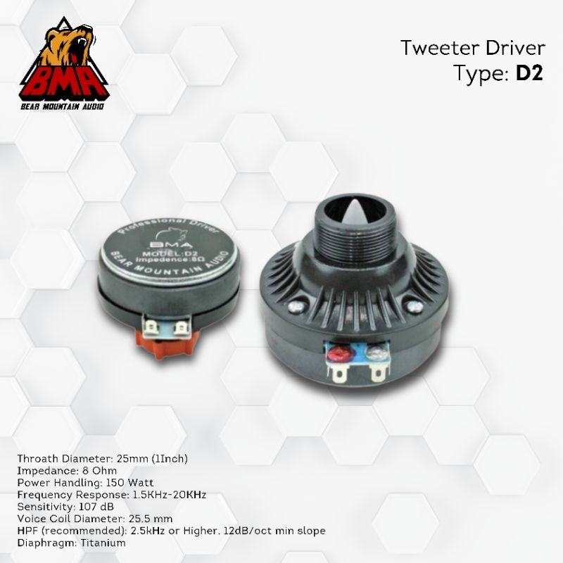 Tweeter Driver BMA D2