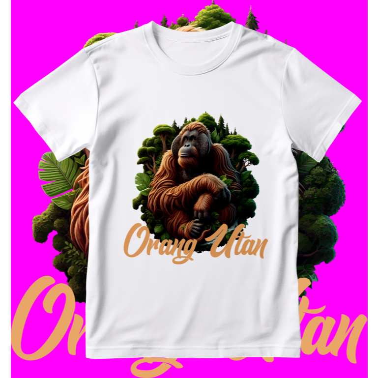 Kaos Anak Baju Anak Gambar ORANG UTAN