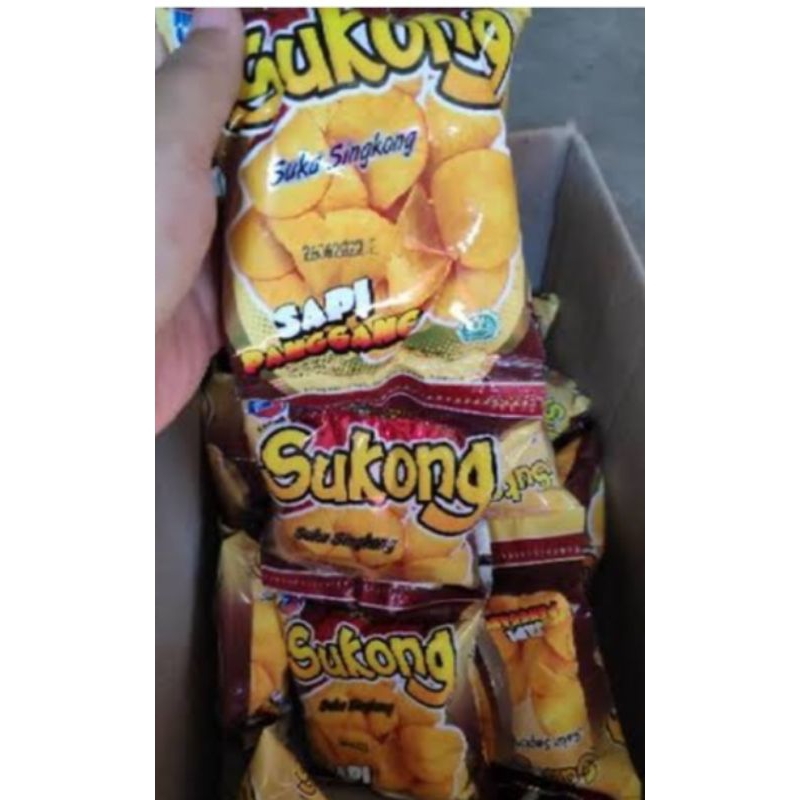 

Sukong snack singkong rasa sapi panggang