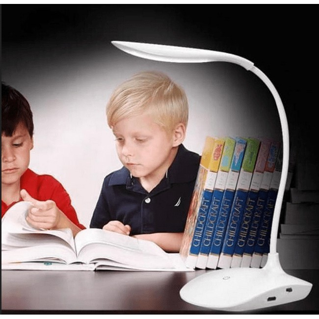 

lampu belajar lampu kantor mini lampu meja belum include baterai AAA