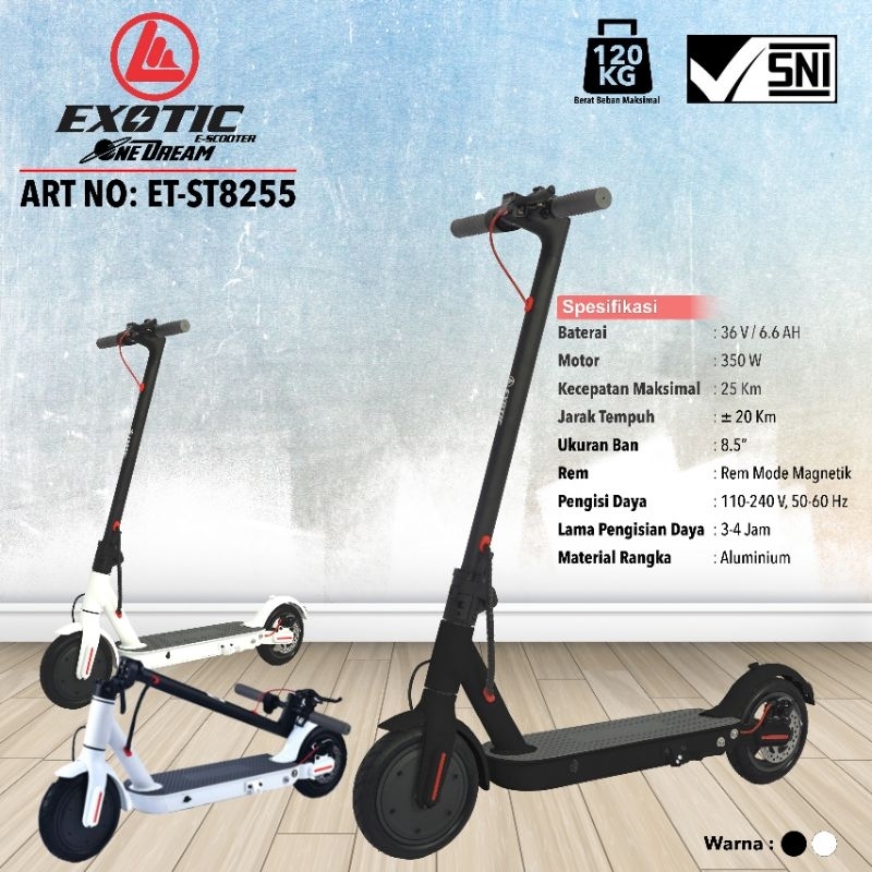 PROMO  Electric Scooter Exotic / Skuter listrik Exotic