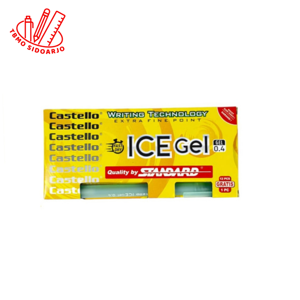 

TBMO Bolpen Pulpen Ice Gel 0.4mm Standard Per Pack