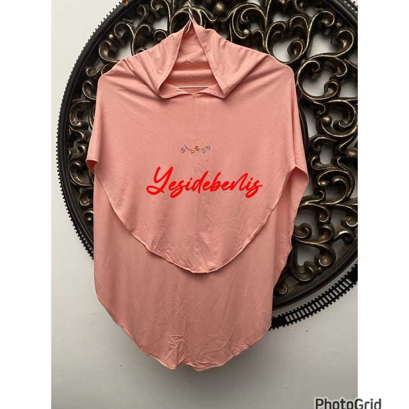 PRELOVED KHIMAR SISESA ORIGINAL LUTFIAH BAHAN KAOS