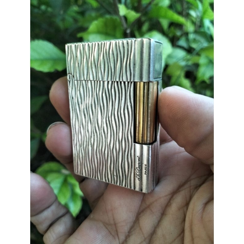 S.T.DUPONT GATSBY SILVER PLATE L2 LIGHTER