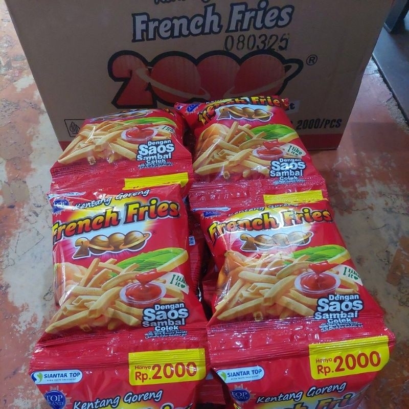 

STT FRIENCH FRIES RENCENG ISI 10 SACHET X 15 GRAM