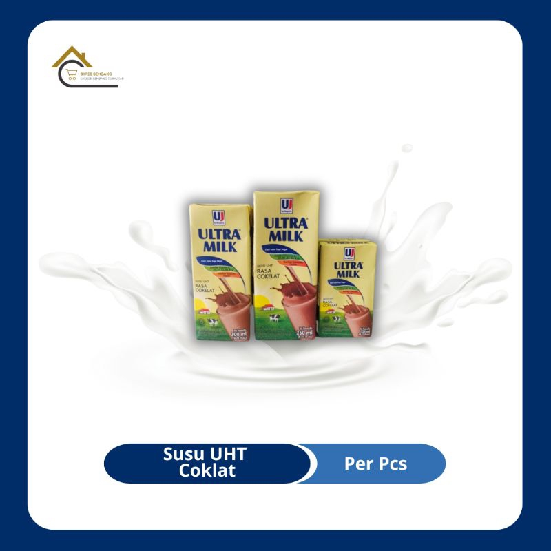 

ULTRA MILK SUSU UHT COKELAT 250, 200, 125 ML | PER PAK