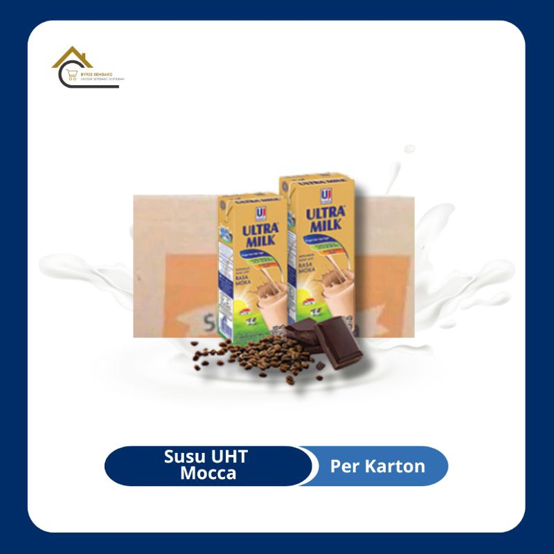 

ULTRA MILK SUSU UHT MOCCA 250, 200 ML | PER KARTON
